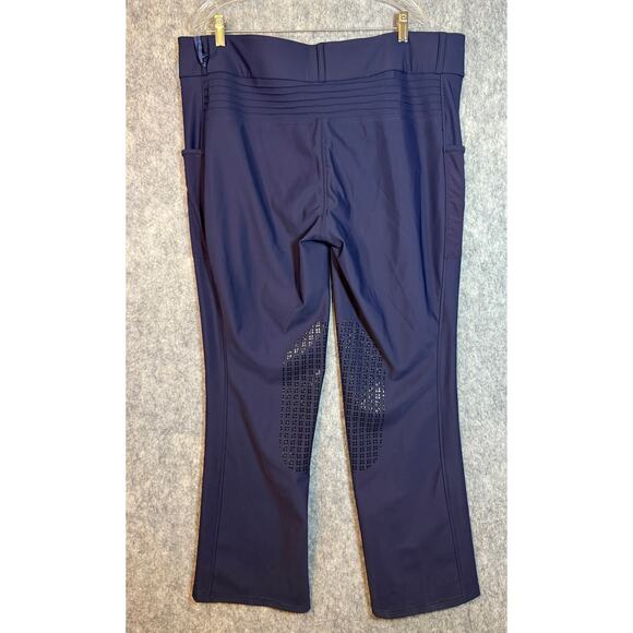 Piper Navy Boot Cut Equestrian Pants - Picture 4 of 10